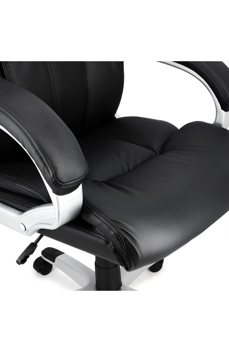 Elama High Back Adjustable Office Chair, Alternate, color, Black