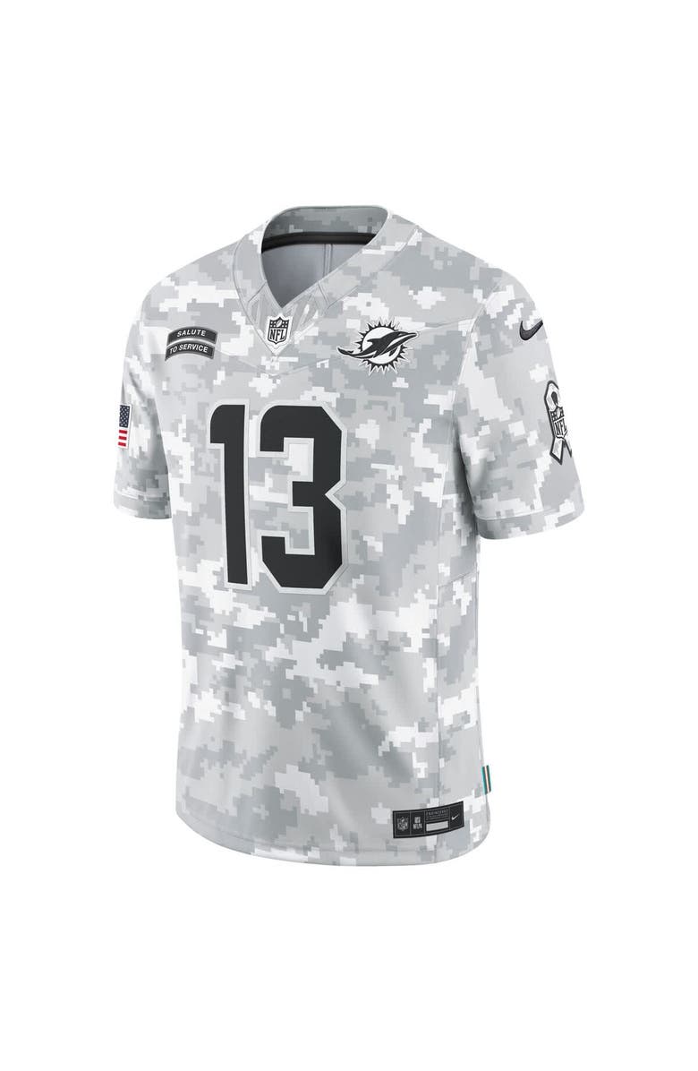 Nike Men's Nike Dan Marino Arctic Camo Miami Dolphins 2024 Salute to Service Retired Player Limited Jersey, Alternate, color, 