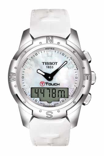 Tissot T-Touch II Leather Watch, 43.3mm