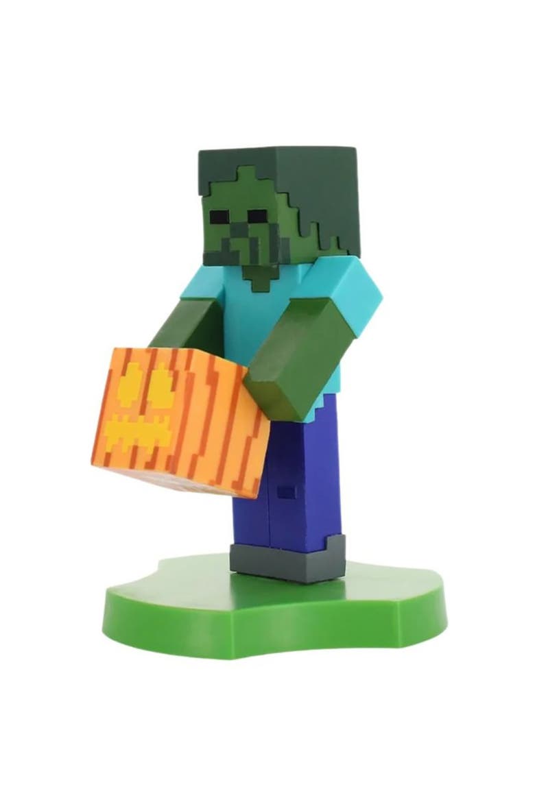 Minecraft 4 Inch Zombie Earbud and Phone Holder, Alternate, color, Multicolored