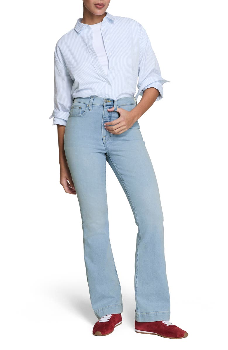 SPANX<sup>®</sup> SPANXsculpt<sup>™</sup> ReDefine Flare Jeans, Alternate, color, Tidal Blue