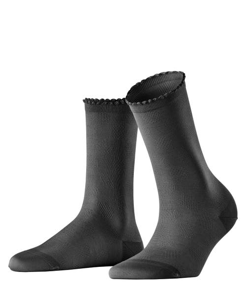 Falke Bold Dot Sustainable Cotton Socks In Black