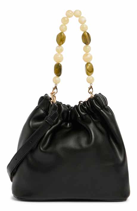 URBAN EXPRESSIONS HANDBAGS Beaded Handle Crossbody Bag