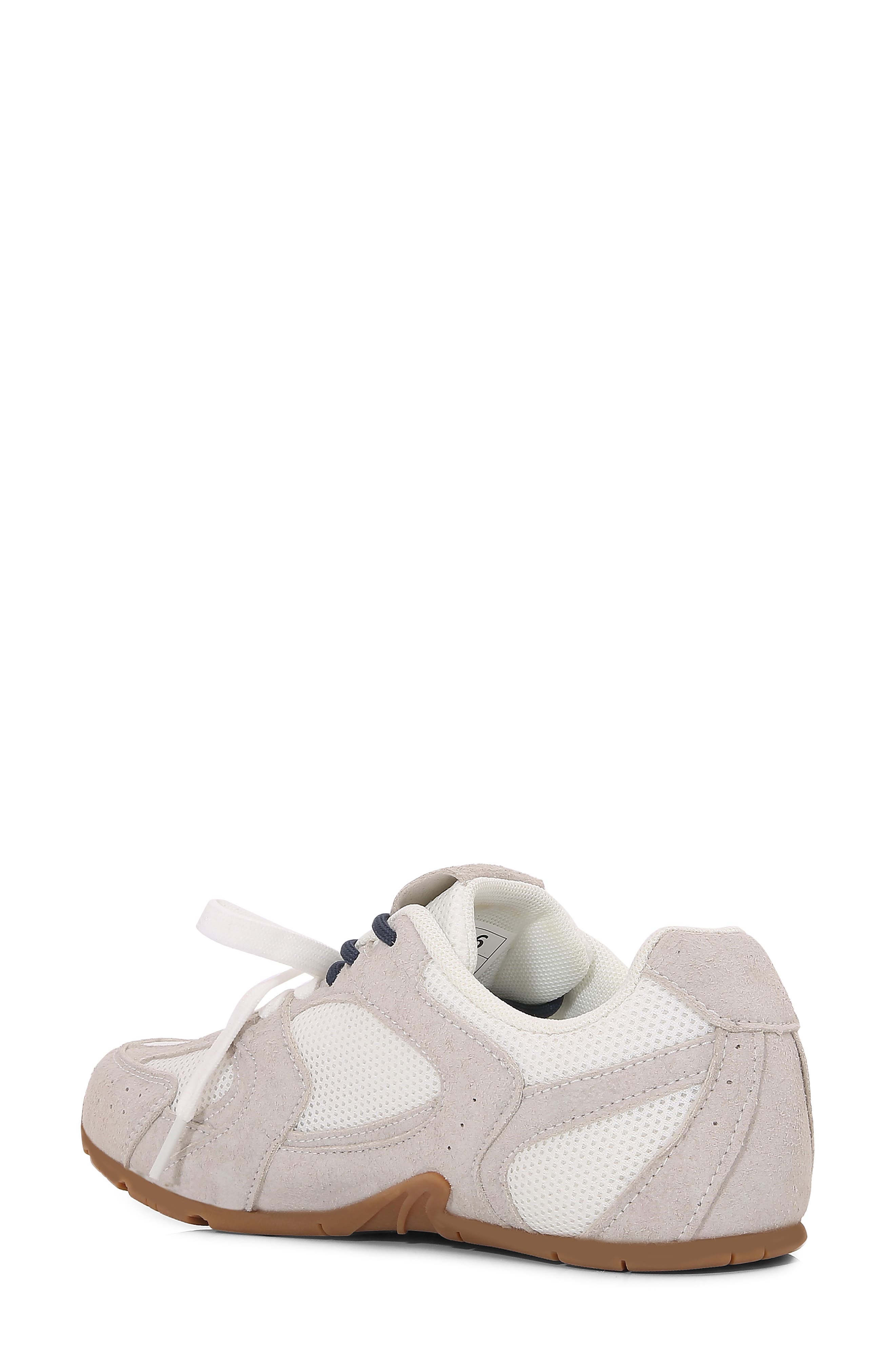 Lula Double Lace Sneaker, Alternate, color, WHITE