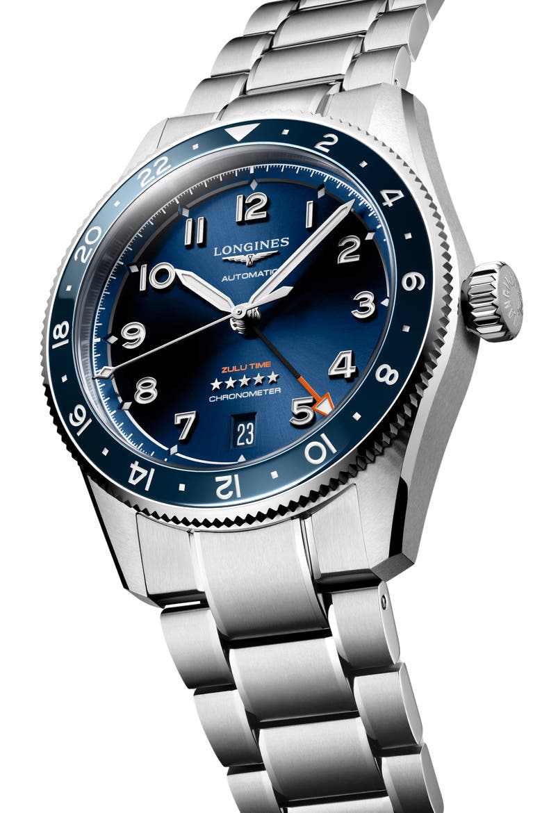 Spirit Zulu Bracelet Watch, 39mm, Alternate, color, SILVER/ STEEL