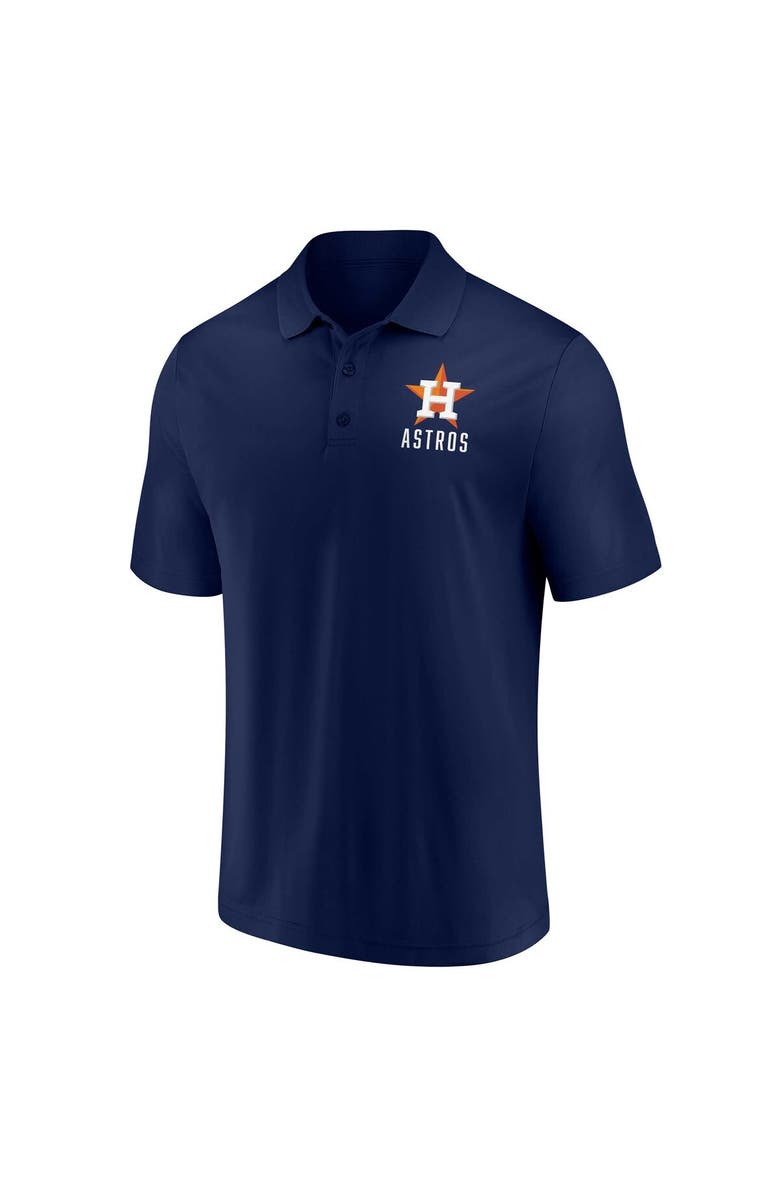 FANATICS Men's Fanatics Branded Navy/White Houston Astros Two-Pack Logo Lockup Polo Set, Alternate, color, 