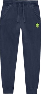 Dalix Mens Alien Midweight Fleece Washed Jogger Pant