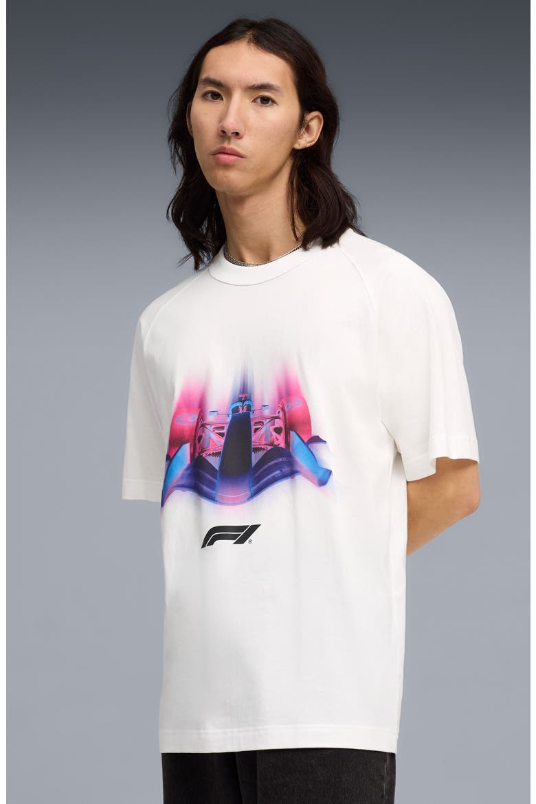 Formula 1® Car Graphic T-Shirt, Alternate, color, PUMA WHITE