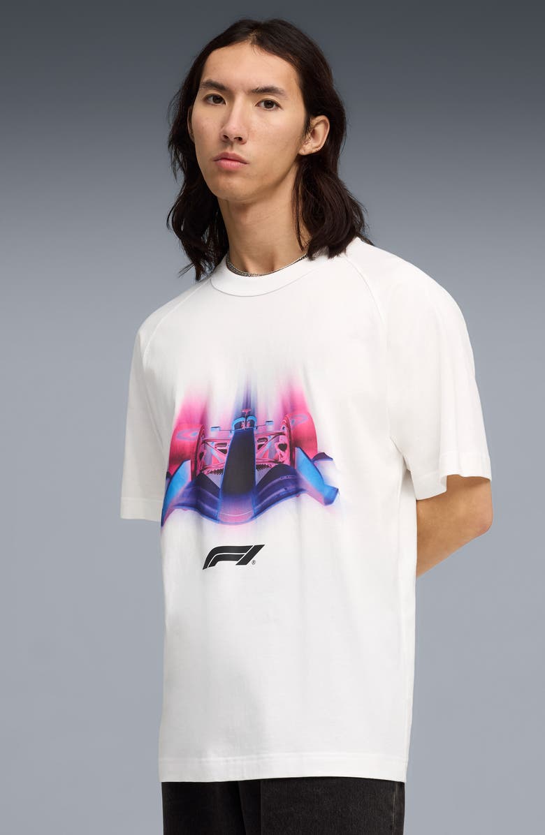 PUMA Formula 1<sup>®</sup> Car Graphic T-Shirt, Alternate, color, Puma White