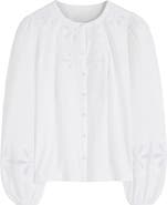 Boden Annabelle Scallop Cutwork Lace Top
