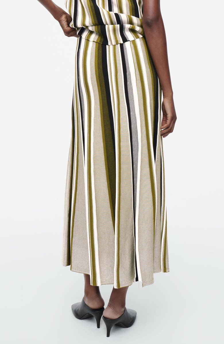 COS Stripe Knit Flare Maxi Sweater Skirt, Alternate, color,