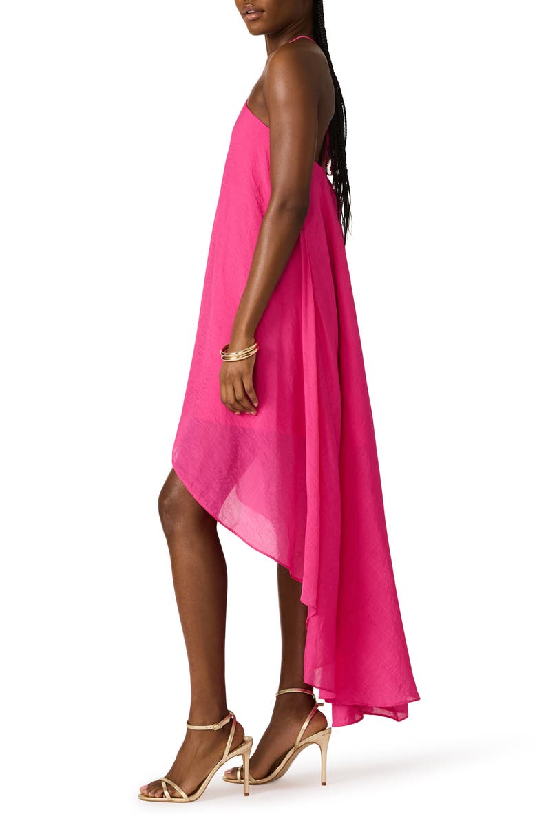 Steve Madden Suzanne High-Low Dress, Alternate, color, Pink Yarrow