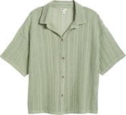 Billabong Largo Open Stitch Cover-Up Shirt