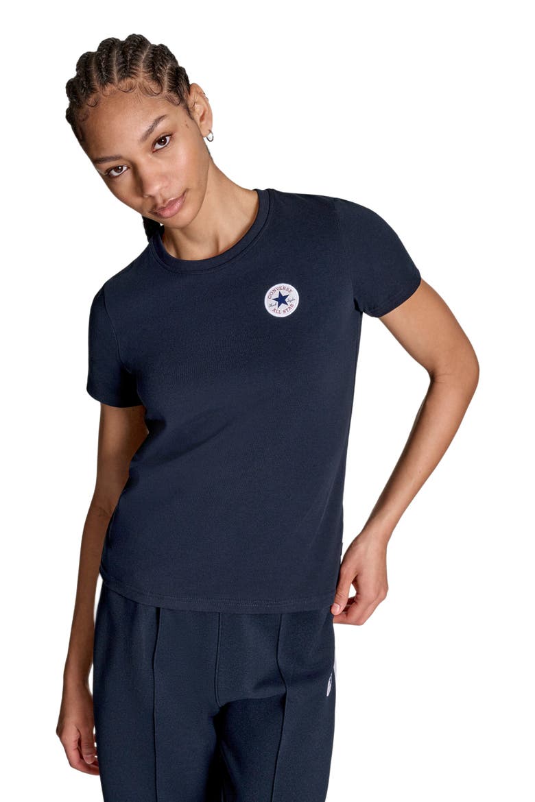 Chuck Taylor Patch T-Shirt, Main, color, SHADOW NAVY