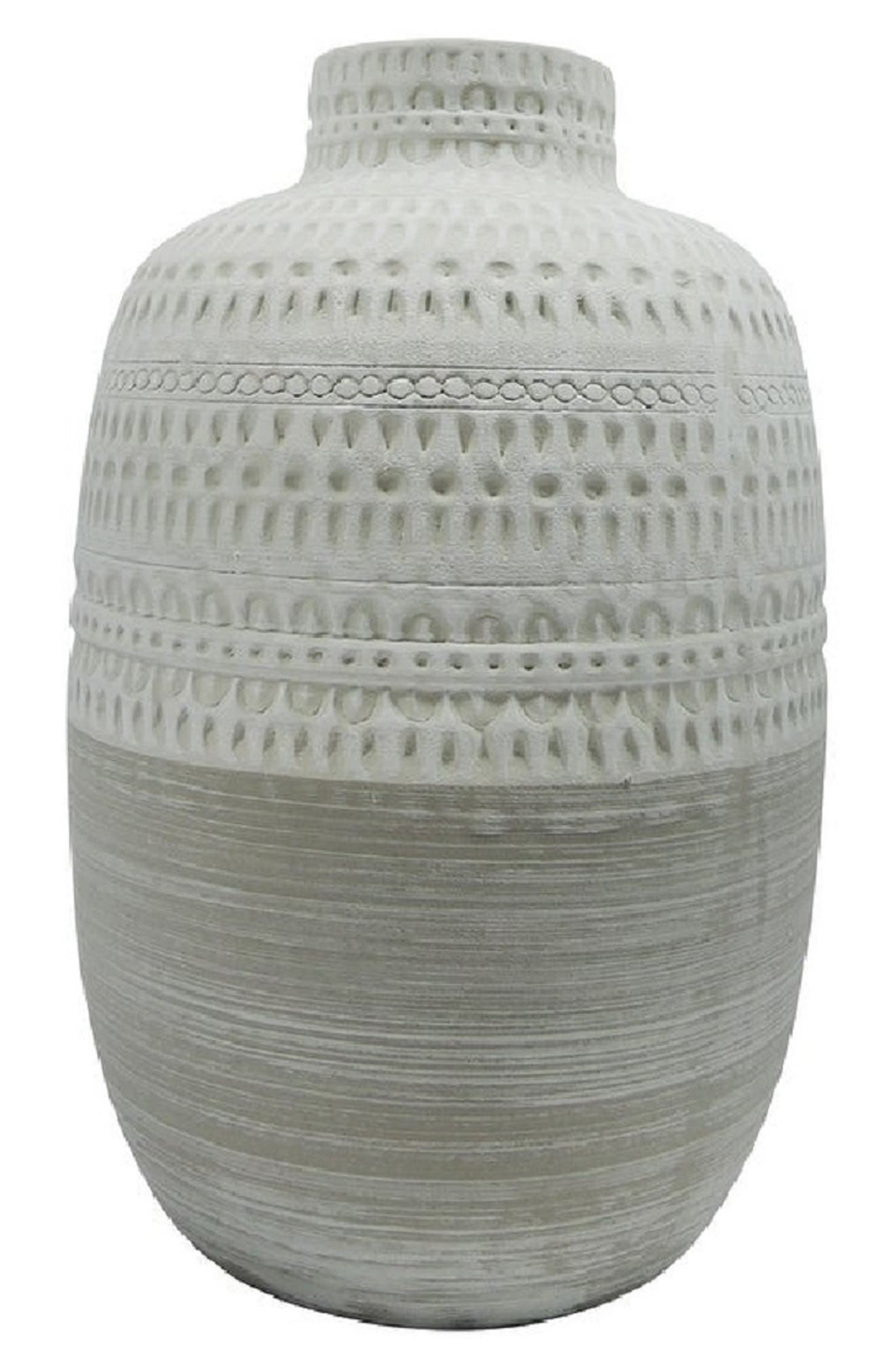Indented Two-Tone Vase