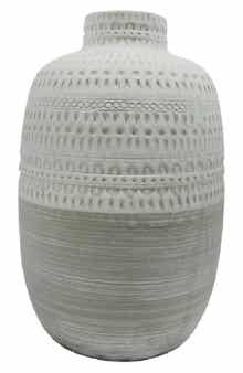 Indented Two-Tone Vase