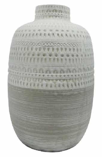 Indented Two-Tone Vase