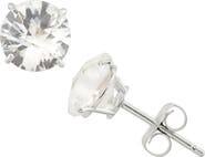 FUZION CREATIONS Amethyst Stud Earrings