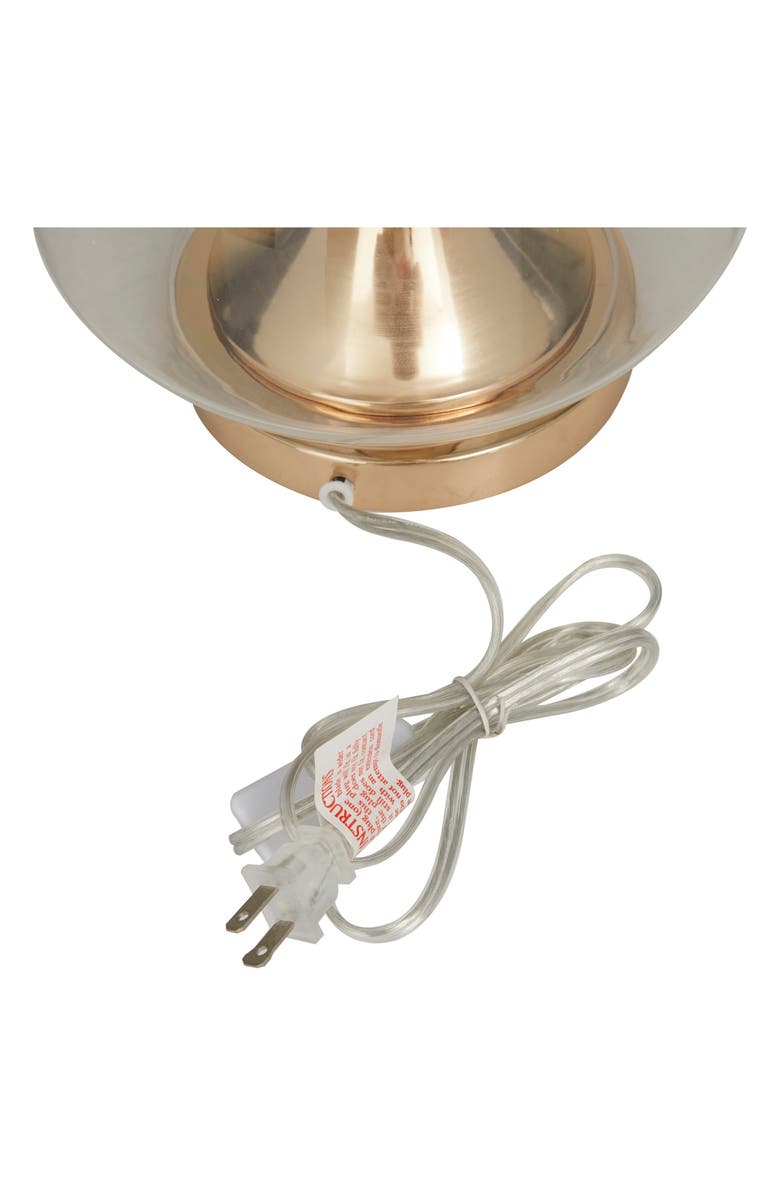 COSMO BY COSMOPOLITAN Gold Glass Table Lamp, Alternate, color, 
