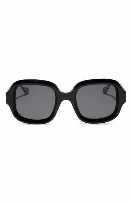 DIFF 52mm Gisele Polarized Round Sunglasses