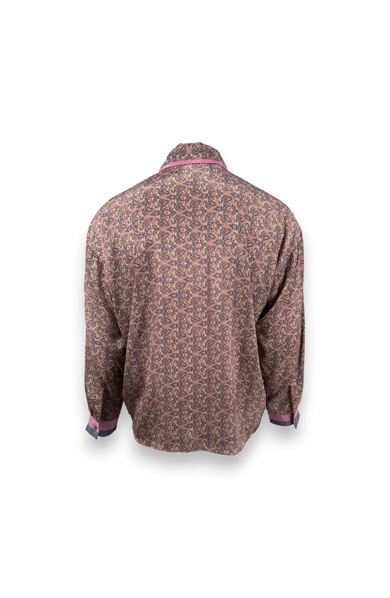 Monzlapur Paisley Motif Long Sleeve Shirt, Alternate, color, Lilac
