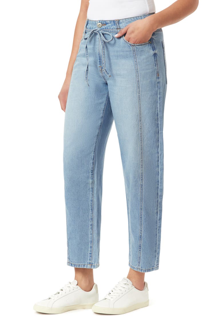 Seam Front Barrel Leg Jeans, Alternate, color, BRISBANE