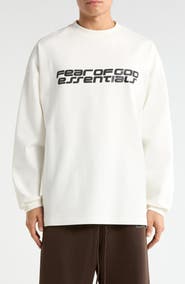 Fear of God Essentials '90s Fit Long Sleeve Logo Graphic T-Shirt
