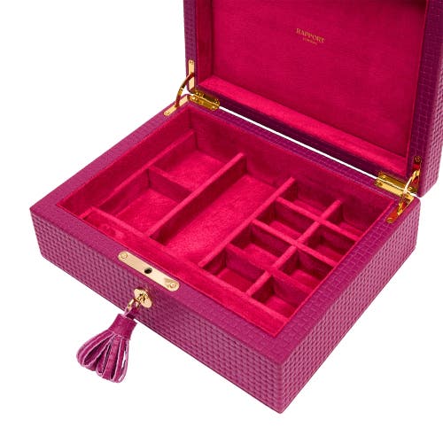 Rapport London Charlotte Jewelry Box In Pink