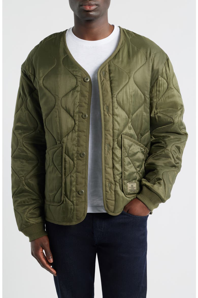 ALS/92 Relaxed Tiger Liner Jacket, Main, color, GREEN