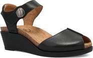 Taos Promise Ankle Strap Peep Toe Platform Wedge Sandal