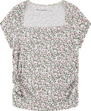 abercrombie kids Kids' Floral Square Neck Top