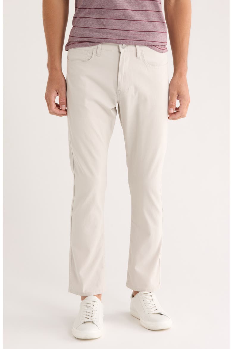 Cotton Stretch Canvas Pants, Main, color, SILVER CLOUD