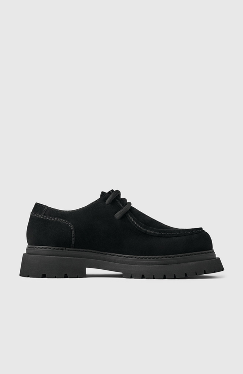 The Atelier Suede Lace-up Shoe