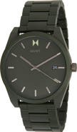 MVMT WATCHES Element Ceramic Quartz Bracelet Watch, 43mm