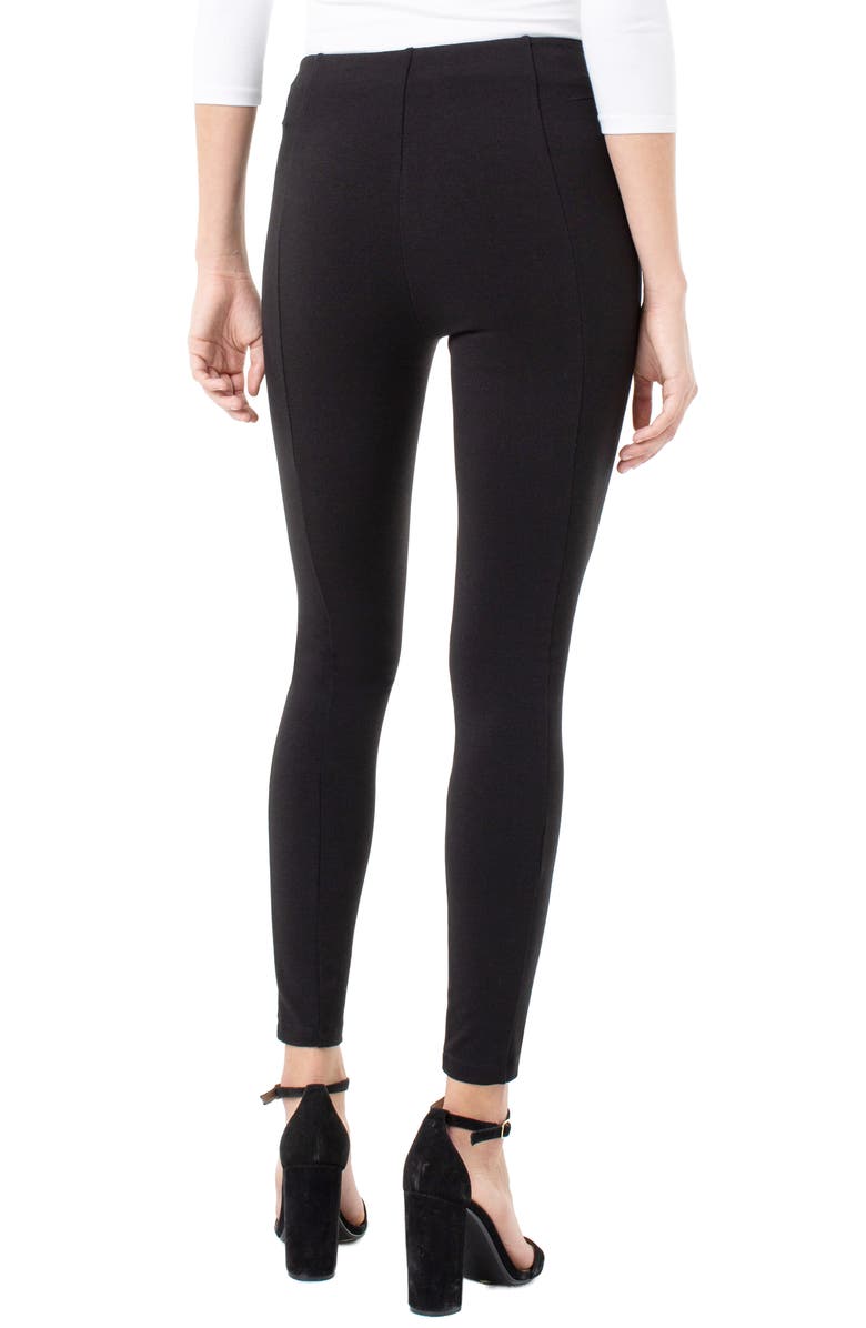 Liverpool Los Angeles Liverpool Seamed High Waist Leggings, Alternate, color, 