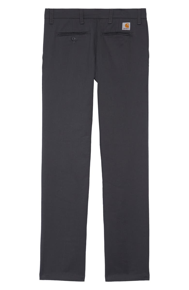 Carhartt Work In Progress Sid Chino Pants, Alternate, color, Blacksmith