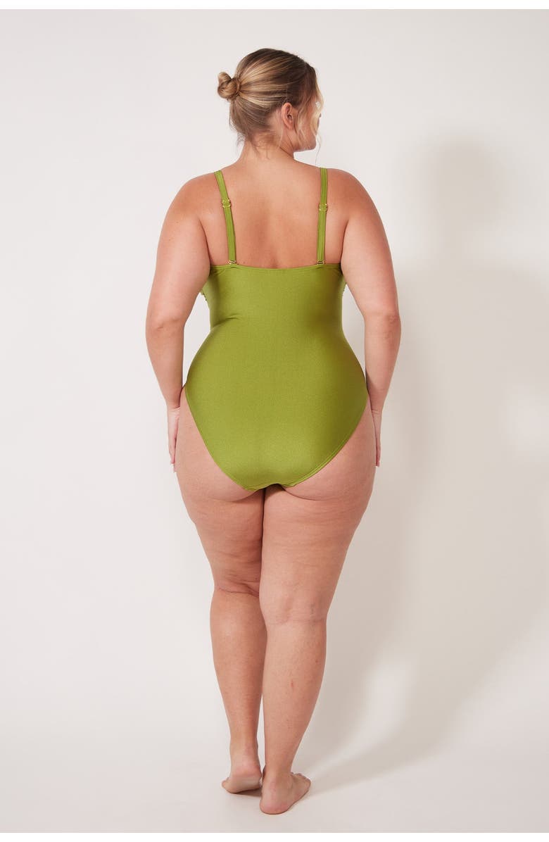 Villa Fresca Sadie One-Piece Swimsuit, Alternate, color, Kiwi