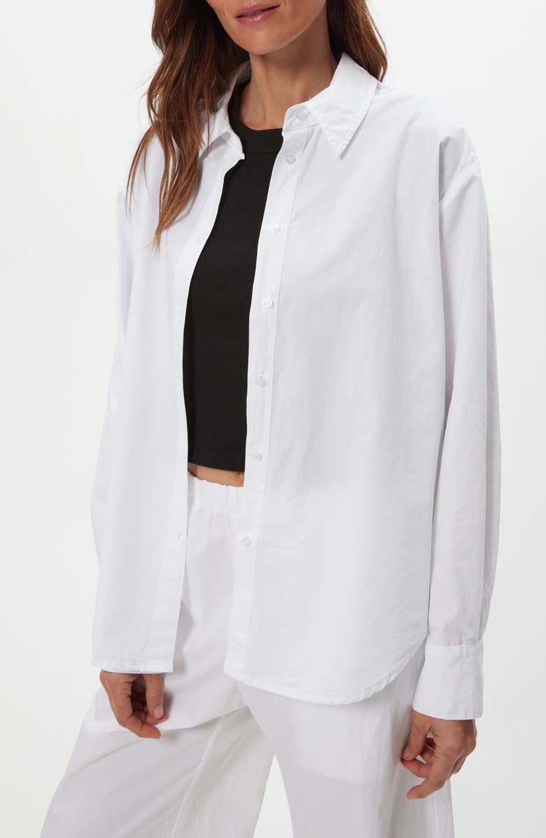 Michael Stars Carson Button Down Shirt, Alternate, color, White