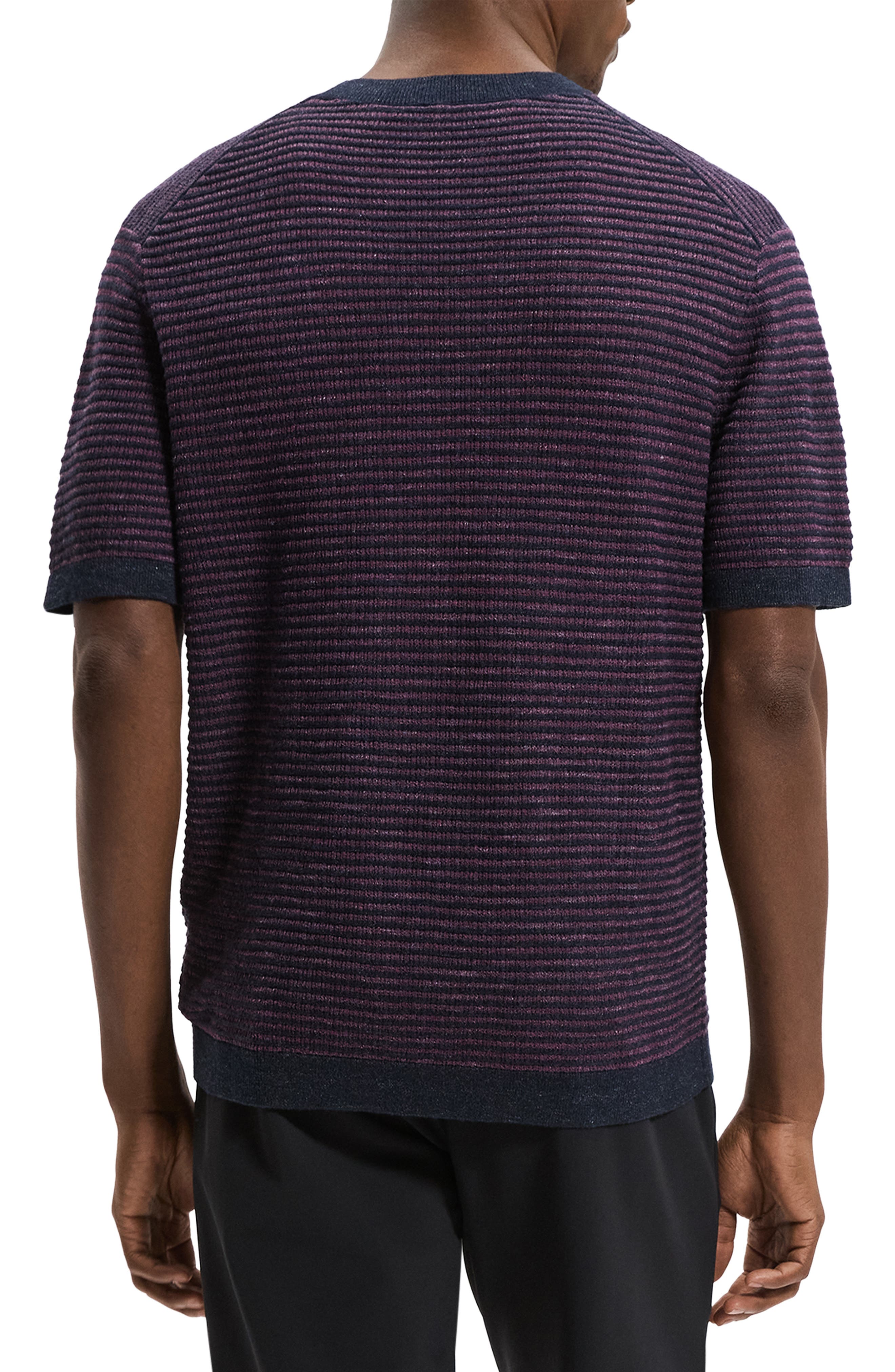 Kolben Stripe Linen & Cotton Blend T-Shirt - image 2
