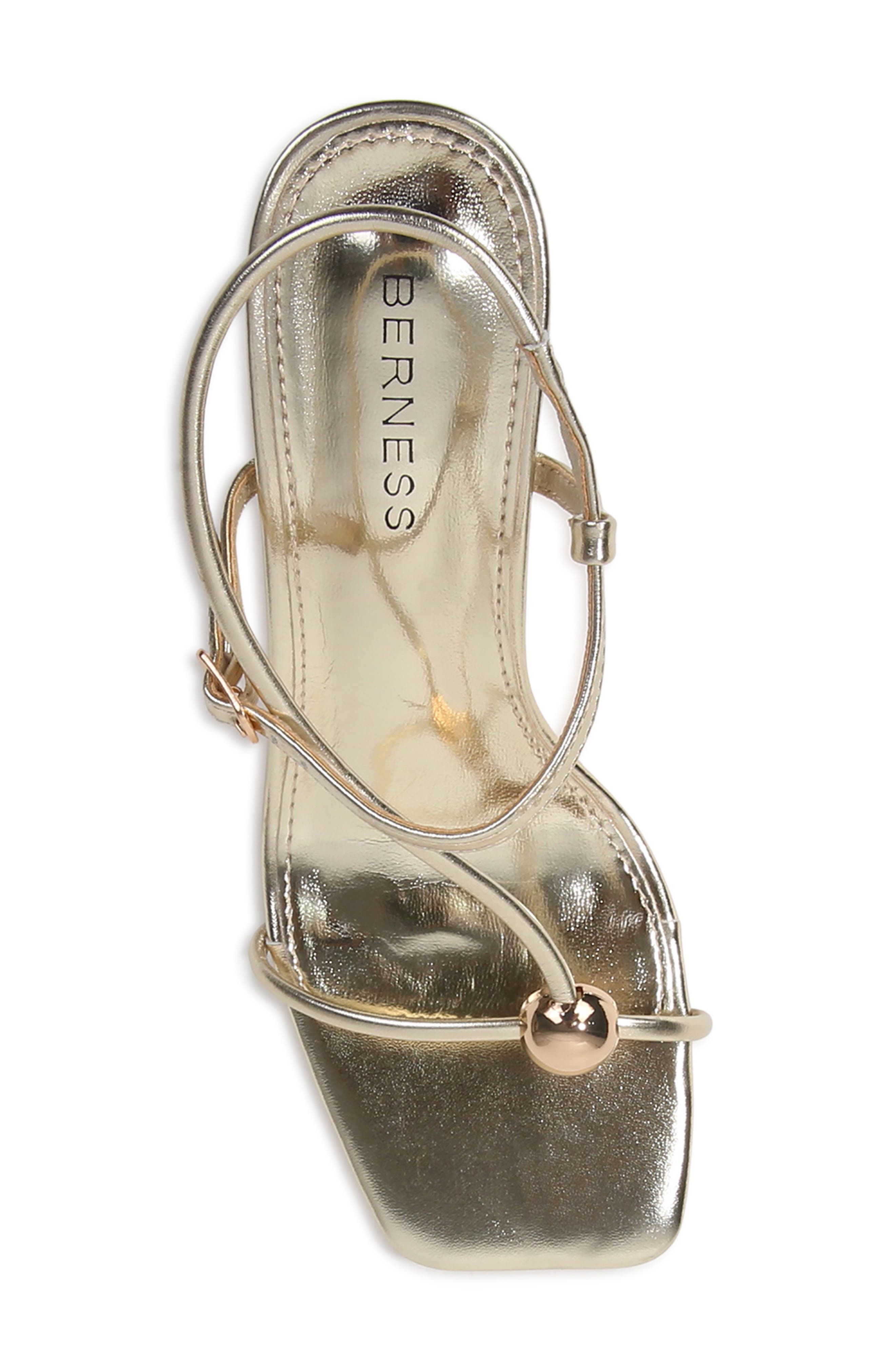 Hisako Strappy Sandal, Alternate, color, GOLD