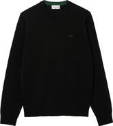Lacoste Merino Wool Crewneck Sweater