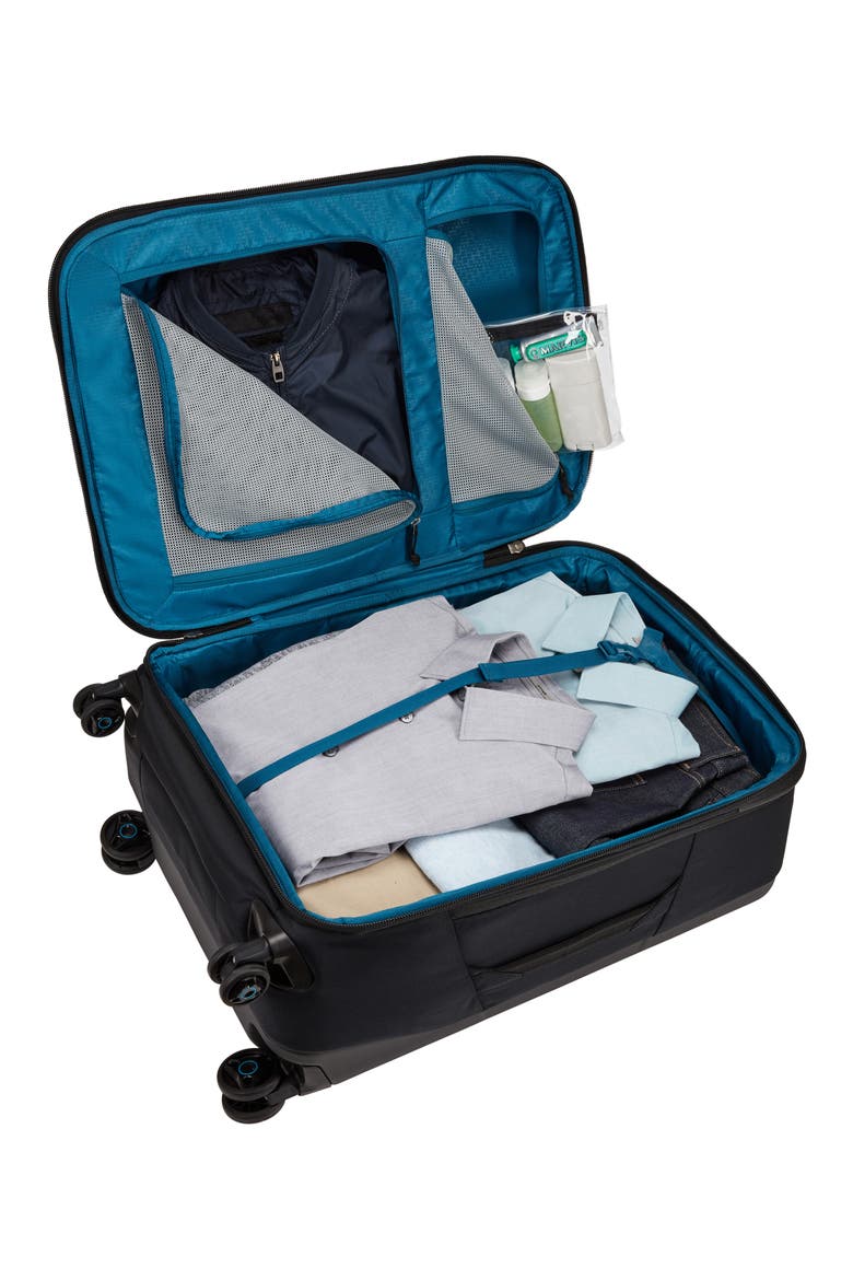 Subterra 25-Inch Expandable Spinner Suitcase, Alternate, color, BLACK