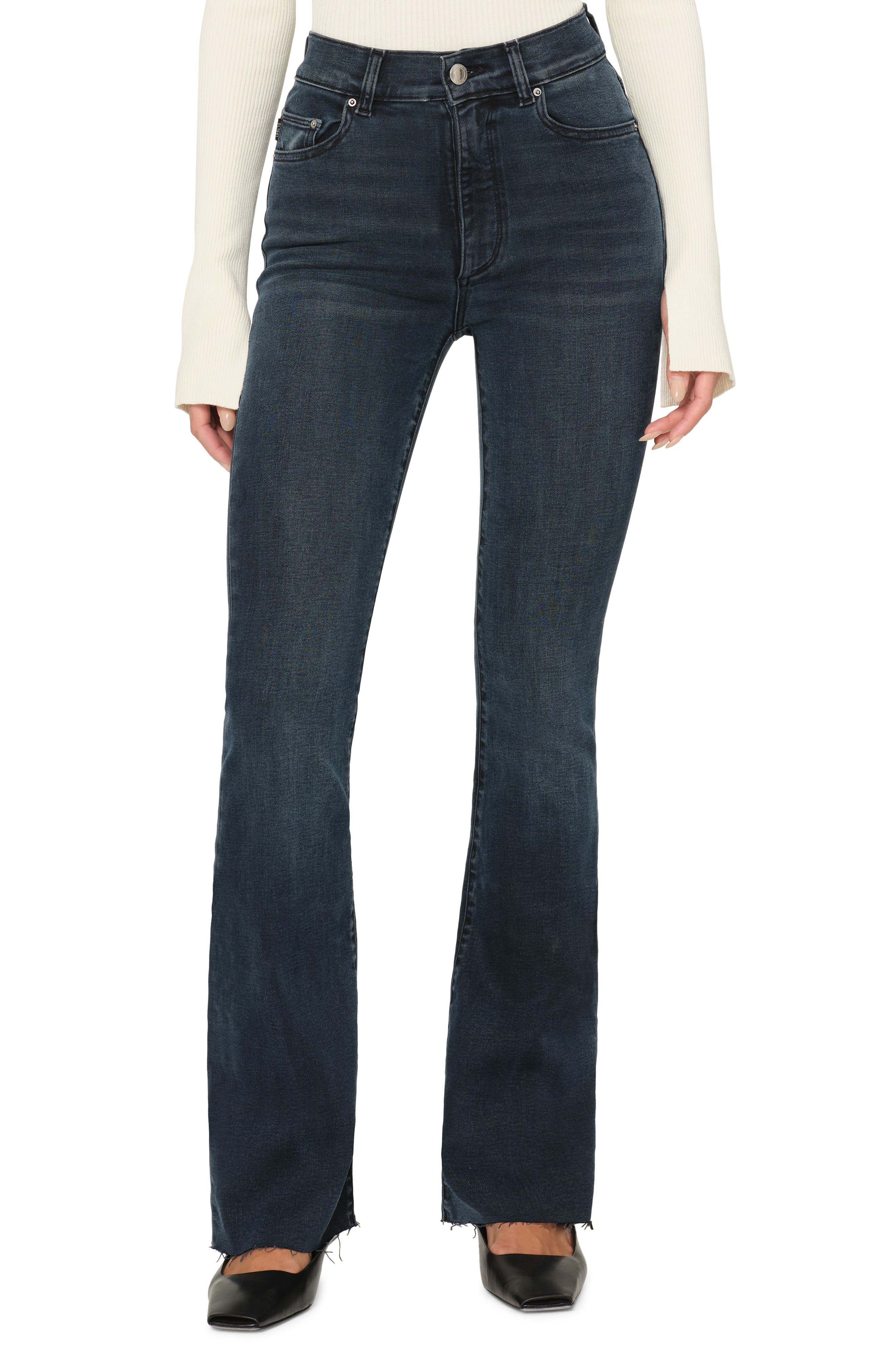 DL1961 Bridget Bootcut High Rise Instasculpt Jeans in Grecian 