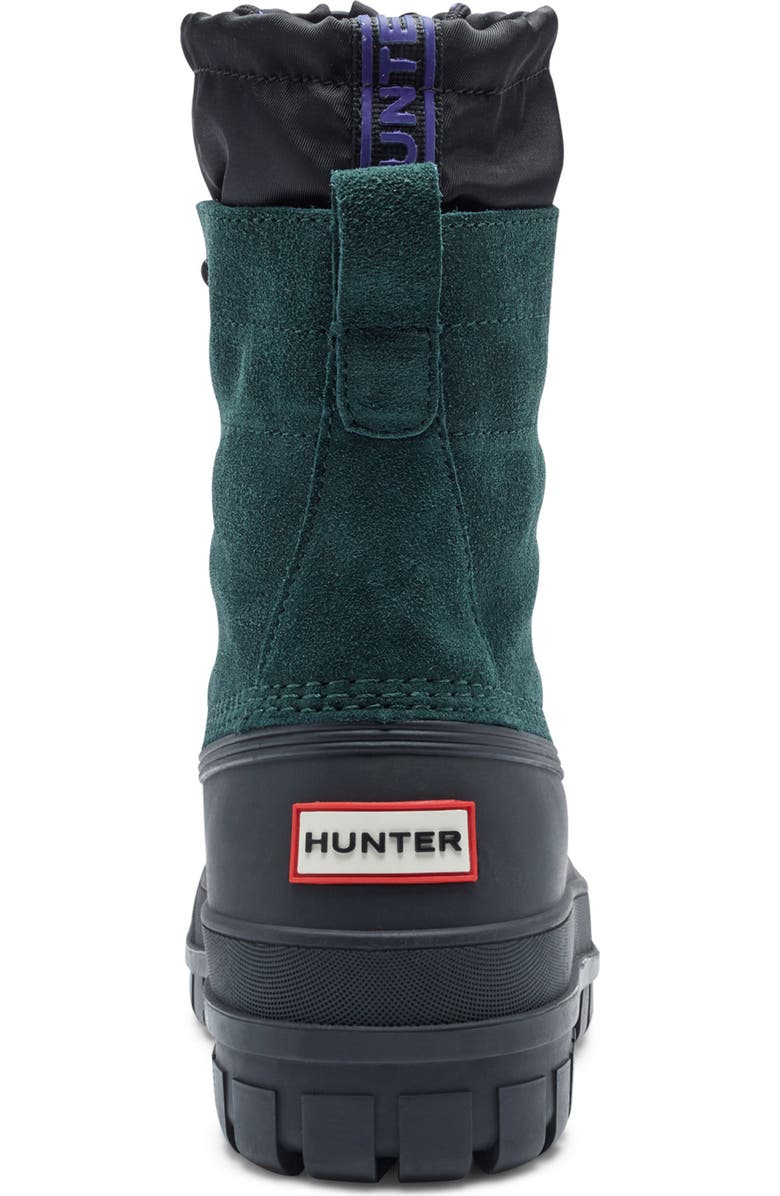 Hunter Skylar Waterproof Boot, Alternate, color, Dark Green