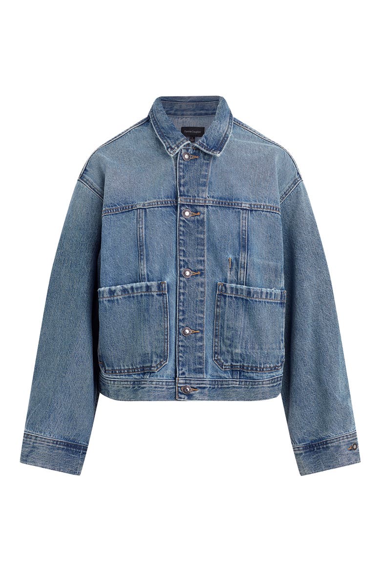 The Oliver Denim Jacket, Alternate, color, AUSTIN