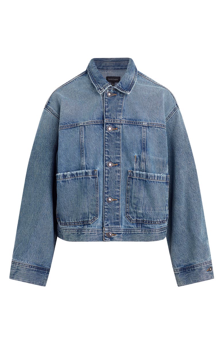 Favorite Daughter The Oliver Denim Jacket, Alternate, color, 