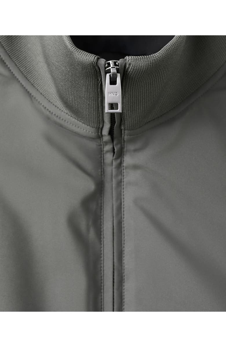 MANGO Quilted Ribbed Collar Vest, Alternate, color, 