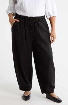MAX STUDIO Drawstring Lantern Pants