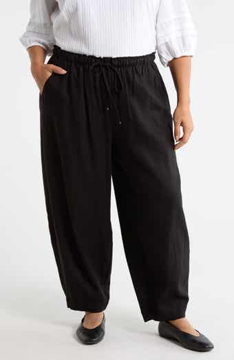 MAX STUDIO Drawstring Lantern Pants