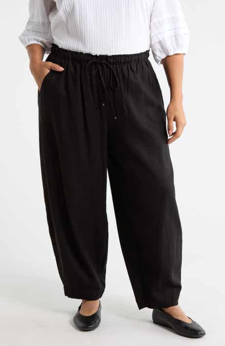 MAX STUDIO Drawstring Lantern Pants